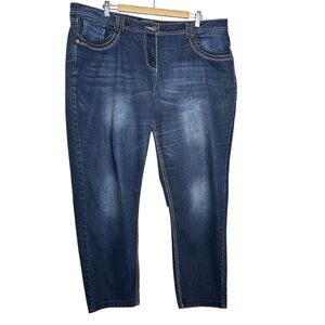 Penningtons women’s jeans size 22 Slightly curvy fit‎ blue denim pants